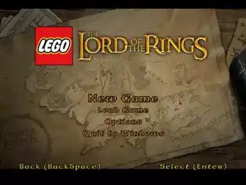 Lego Lord of The Rings (USA) screen shot title